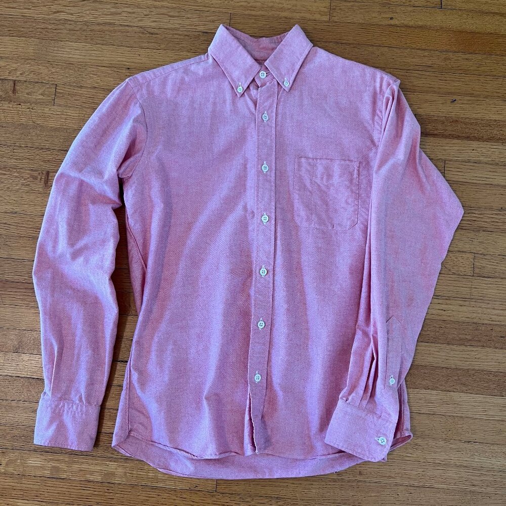 Hamilton Shirts - Men's M Oxford button down - Red